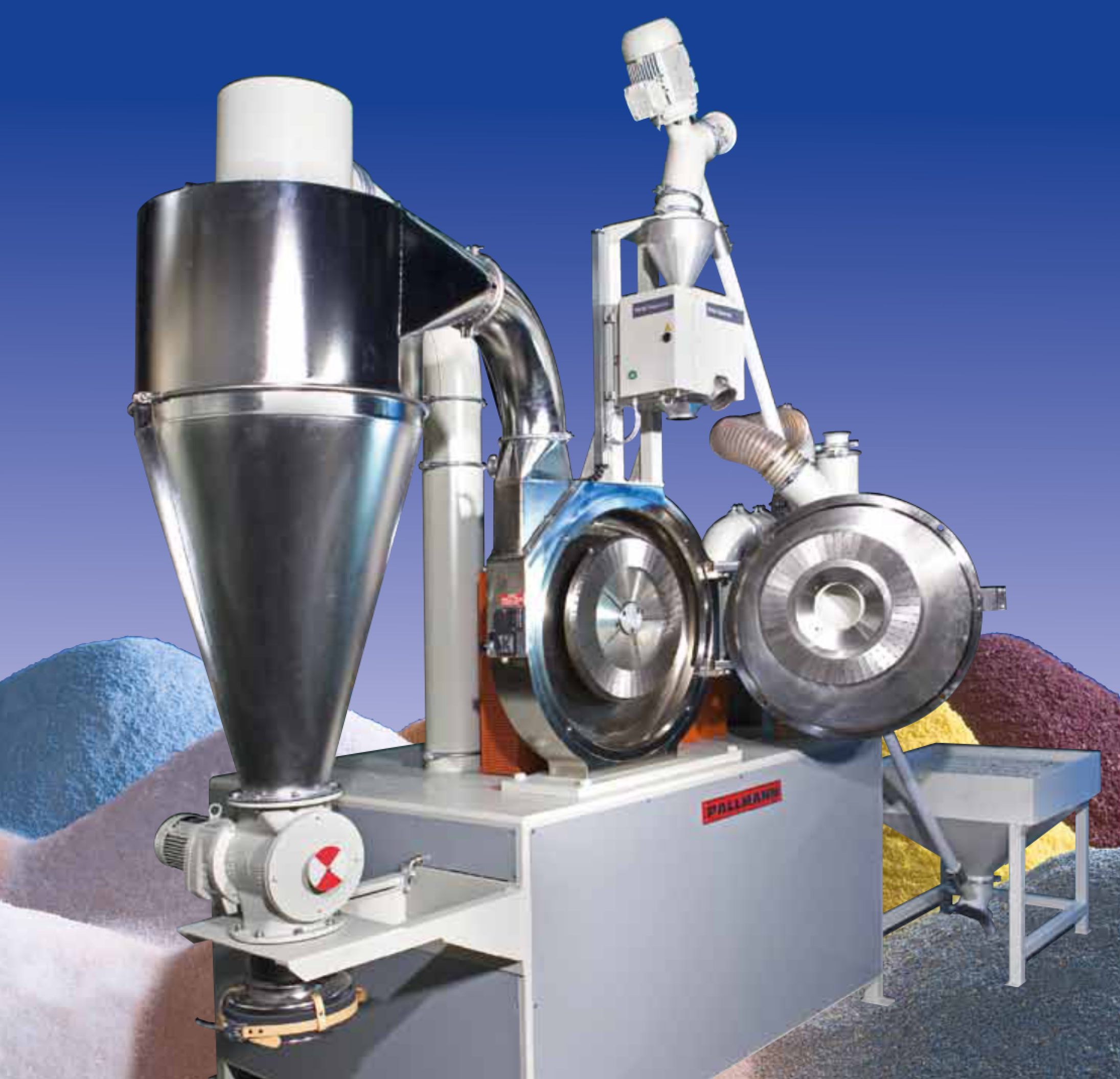 Система тонкого помола PolyGrinder с дисковой мельницей. Тип PMMI - S